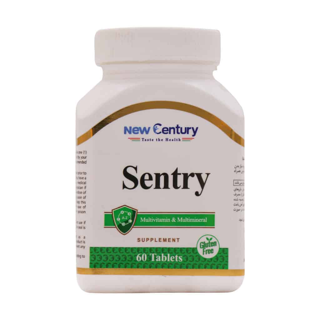قرص مولتی ویتامین و مینرال سنتری نیوسنتری 60 عدد