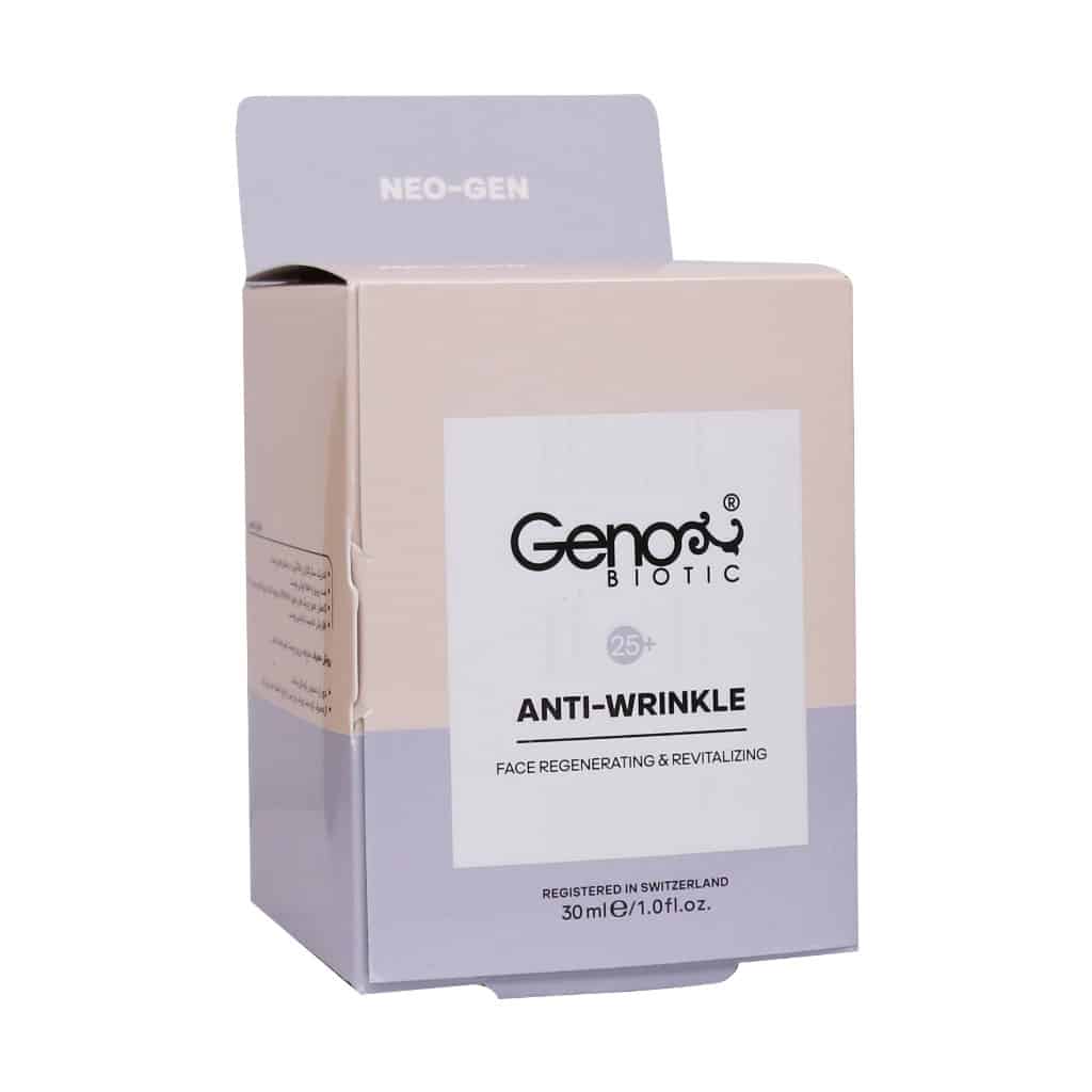 کرم ضد چروک روز بالای 25 سال ژنوبایوتیک 30 میلی لیتر