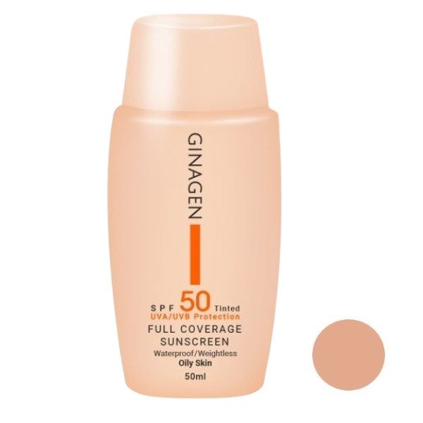 کرم ضد آفتاب رنگی پوست خشک ژیناژن