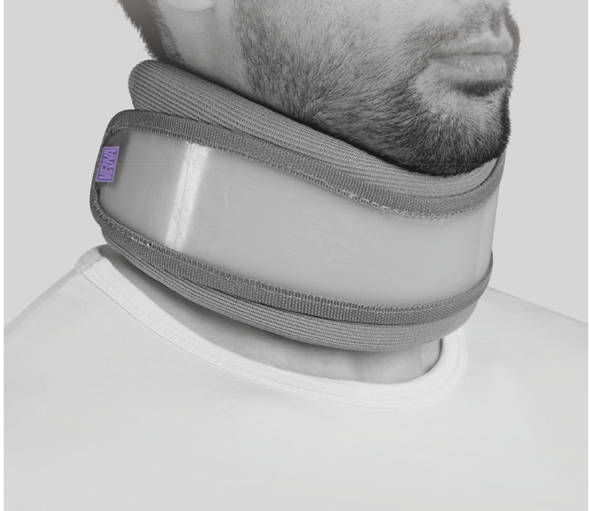 گردنبند طبی ریجید با فرم پلی اتیلن ورنا کد V102