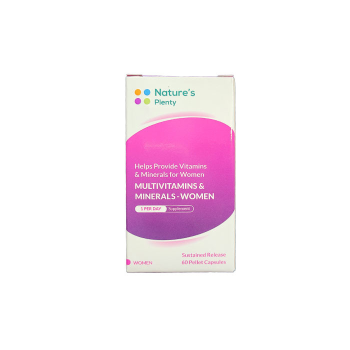 کپسول مولتی ویتامین و مینرال بانوان نیچرز پلنتی 60 عدد