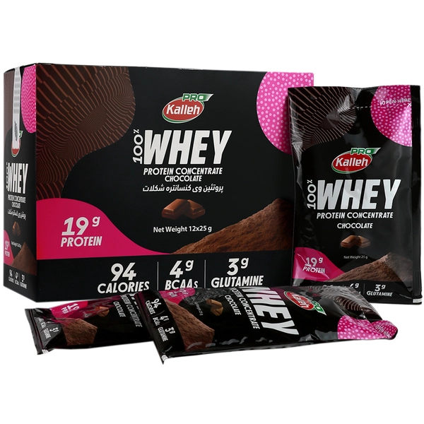 ساشه پروتئین وی کاله پرو 12 عدد شکلات