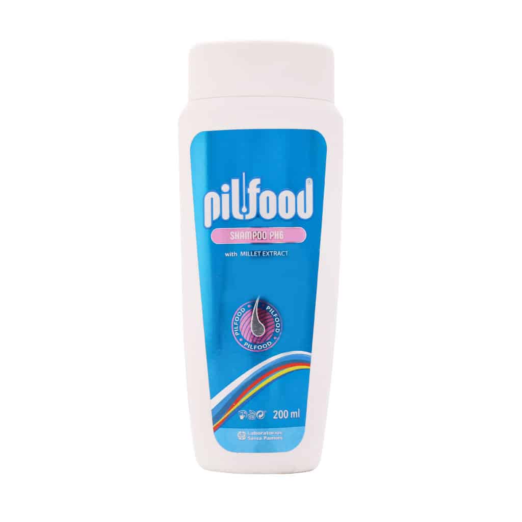 شامپو پیلفود PH6 مناسب کف سر چرب دارو درمان پارمیدا 200 میلی لیتر