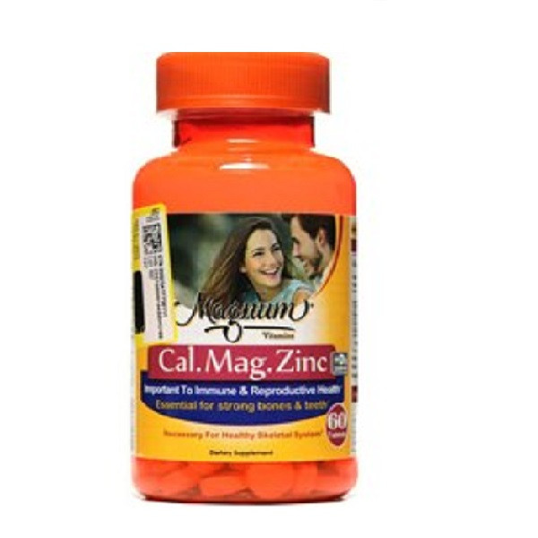 مگنوم کلسیم   منیزیوم = زینک 60 عدد