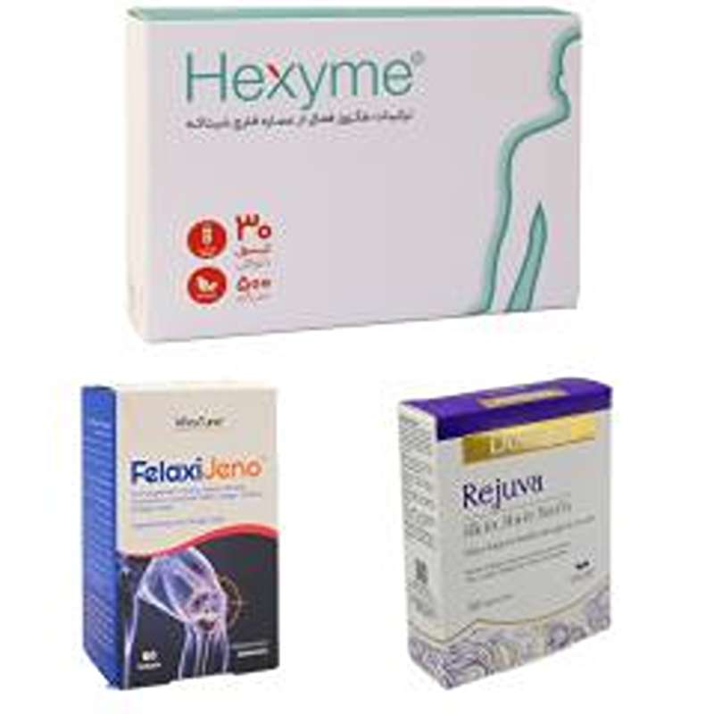 پک کپسول هگزایم، رجوا درمکس و سافت ژل فلکسی ژنو ویواتیون