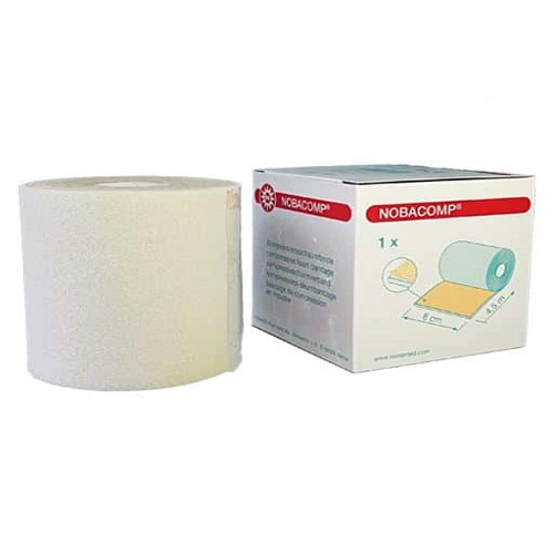 بانداژ دو لایه فوم فشاری نوباکامپ عرض 8 سانتیمتر