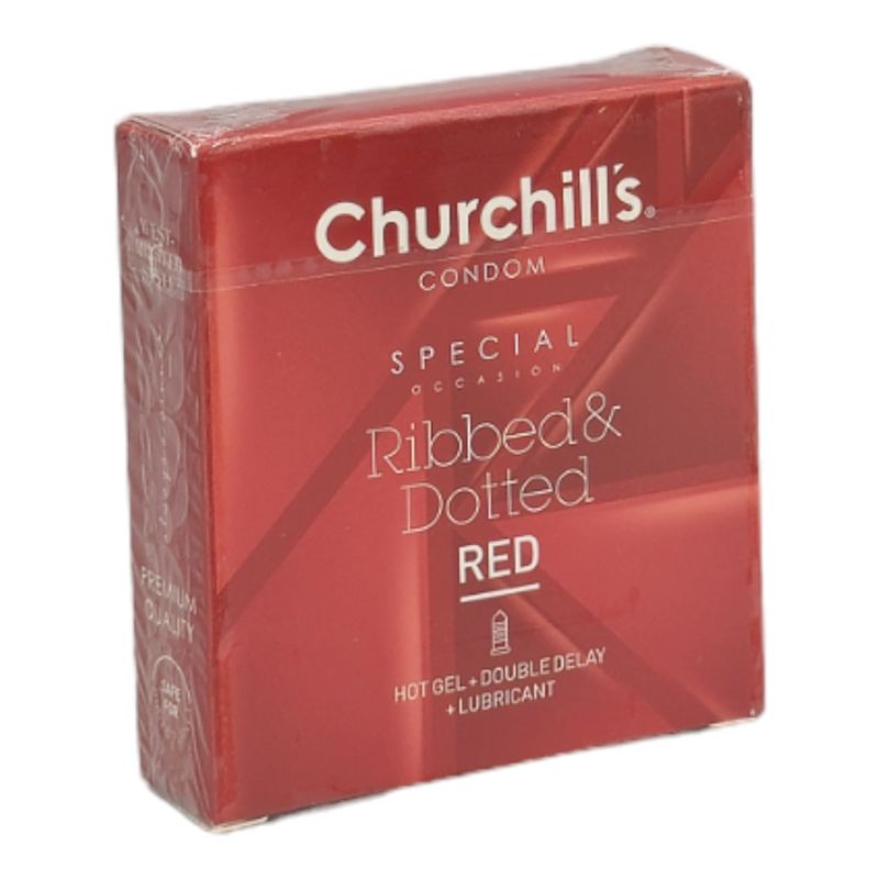 کاندوم خاردار و شیاردار گرم کننده تاخیری چرچیلز