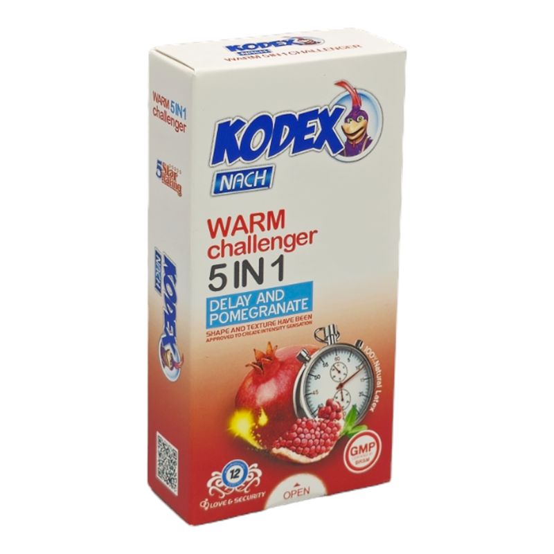 کاندوم 5 کاره کدکس مدل وارم چلنجر