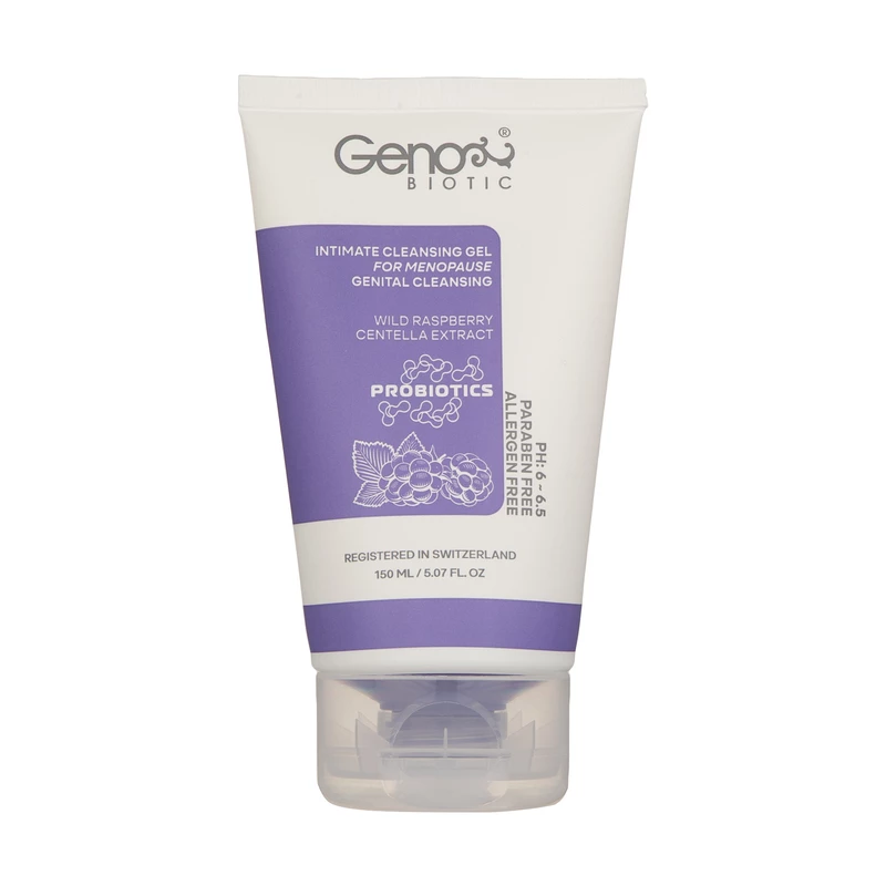 ژل بهداشتی پروبیوتیک بانوان یائسه ژنوبایوتیک 150 میلی لیتر