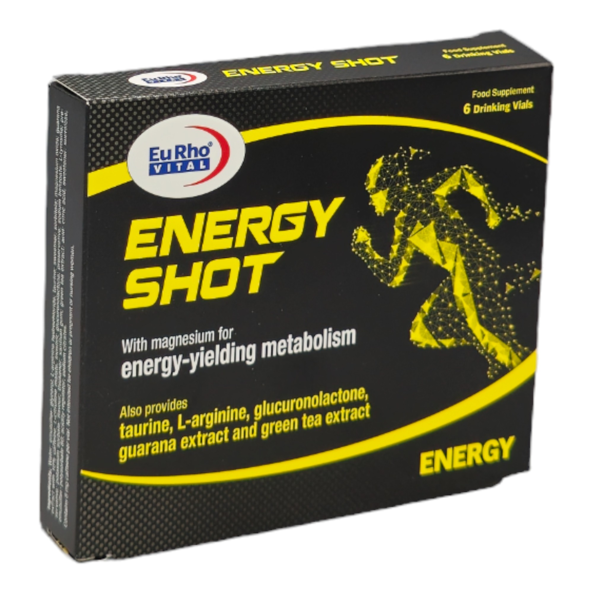 ویال خوراکی انرژی شات یوروویتال بسته 6 عددی