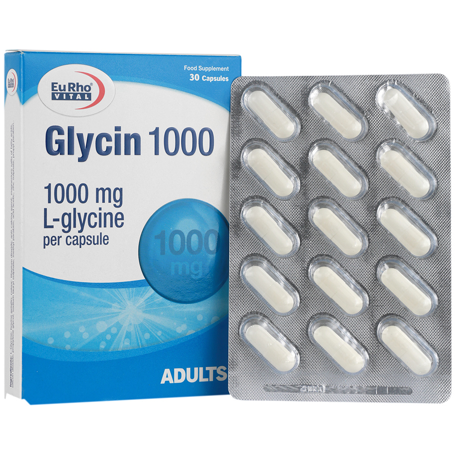 کپسول گلایسین یوروویتال 1000 میلی گرم