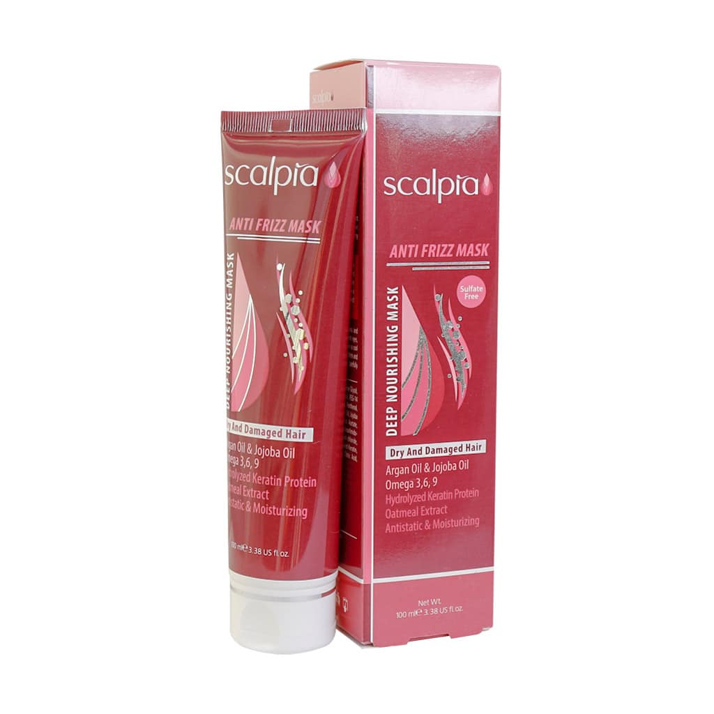 ماسک مو خشک و آسیب دیده بدون نیاز به آبکشی اسکالپیا 100 میلی لیتر
