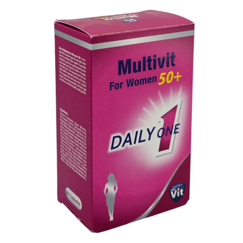 کپسول مولتی ویت بانوان بالای 50 سال استار ویت 60 عدد