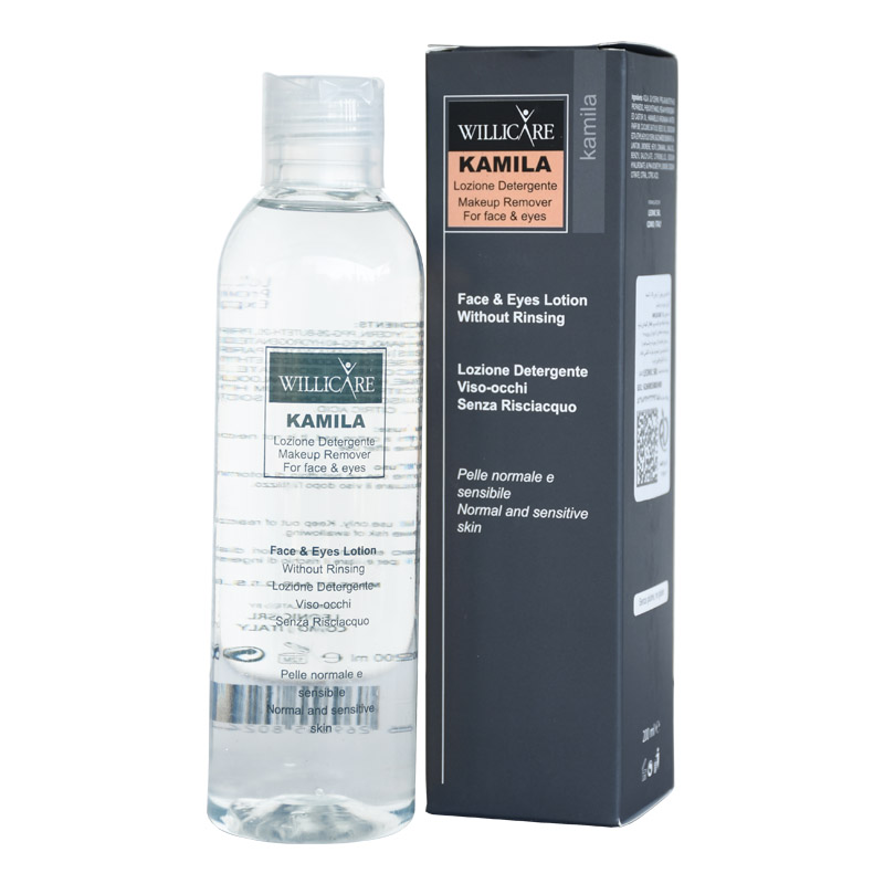 تونر پاک کننده آرایش صورت و چشم ویلی کر 200 میلی لیتر