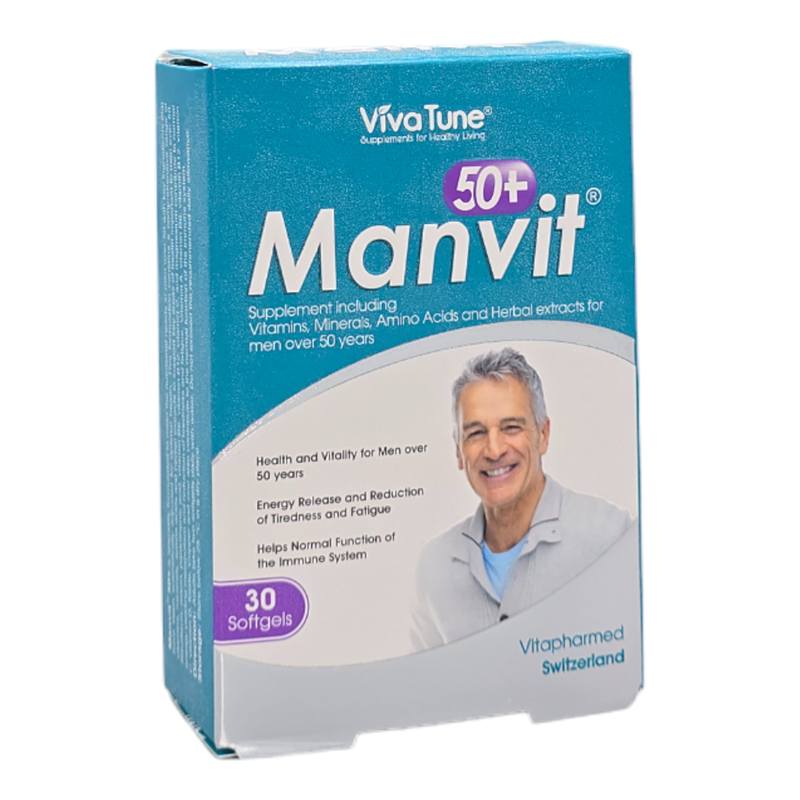 کپسول ژلاتینی من ویت بالای 50 سال ویواتیون 30 عدد