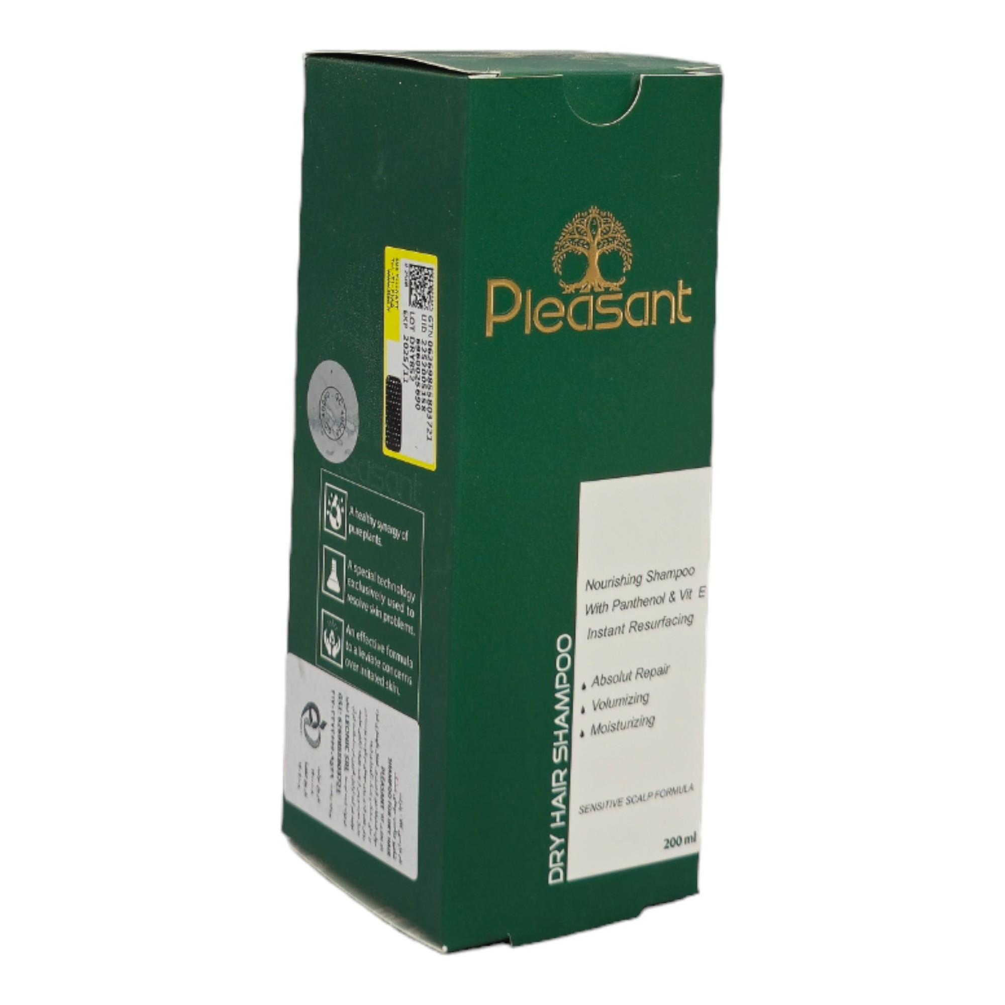 شامپو موی خشک پلزنت