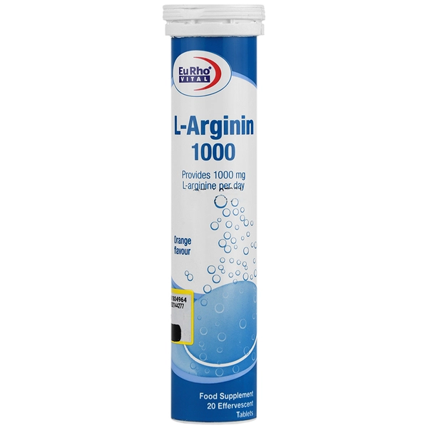 قرص جوشان ال آرژنین 1000 یوروویتال 20 عدد