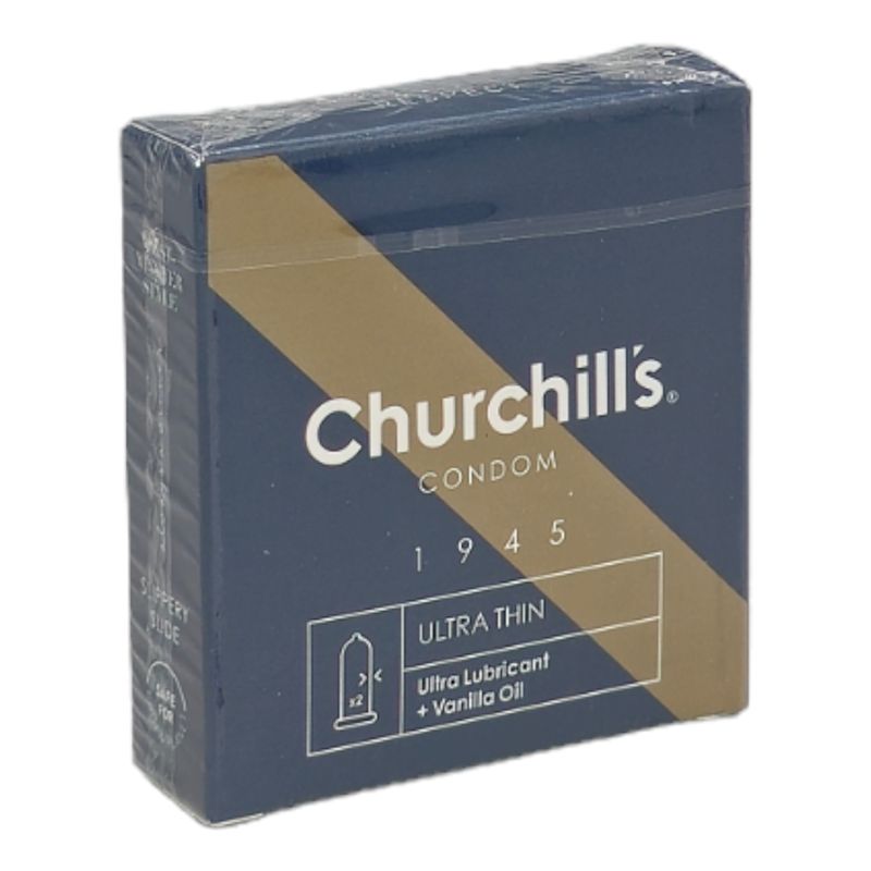 کاندوم فوق العاده نازک حاوی اسانس وانیل و روان کننده مضاعف چرچیلز