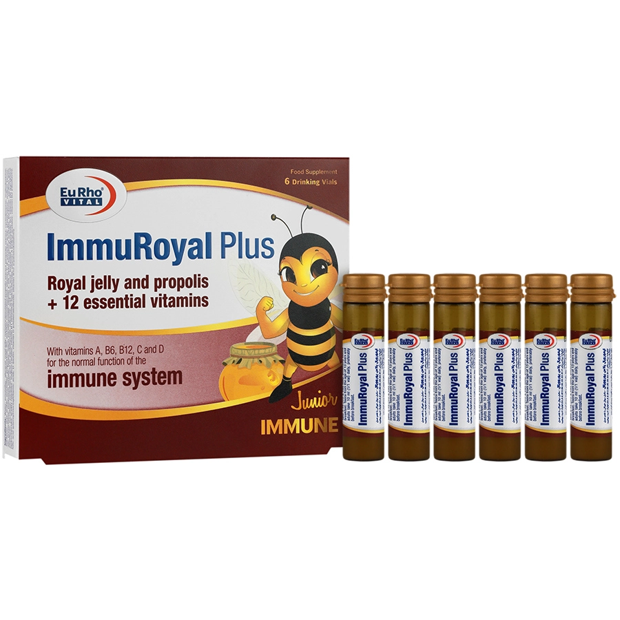 ویال خوراکی ایمو رویال پلاس یوروویتال 6 عدد