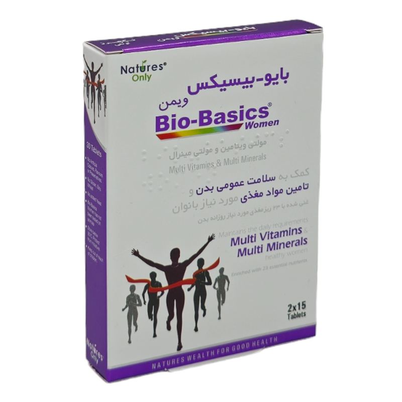 قرص مولتی ویتامین بانوان بایوبیسیکس وومن نیچرز اونلی 30 عدد