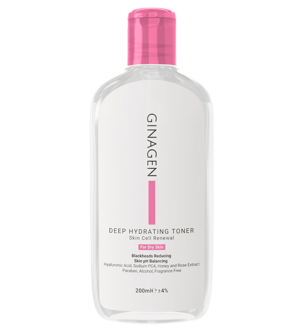 تونر رطوبت رسان عمیق پوست خشک ژیناژن 200 میلی لیتر