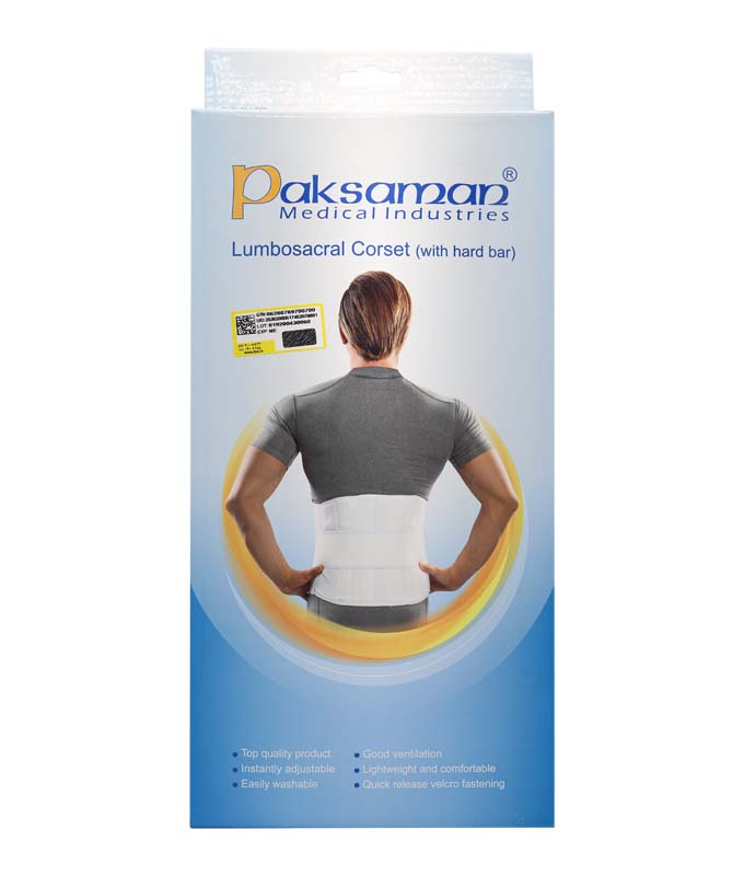 کمربند طبی سخت آتل دار 019 پاک سمن