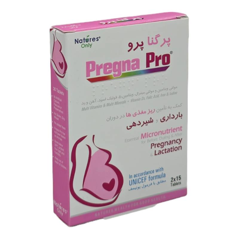 قرص پرگنا پرو نیچرز اونلی 30 عدد