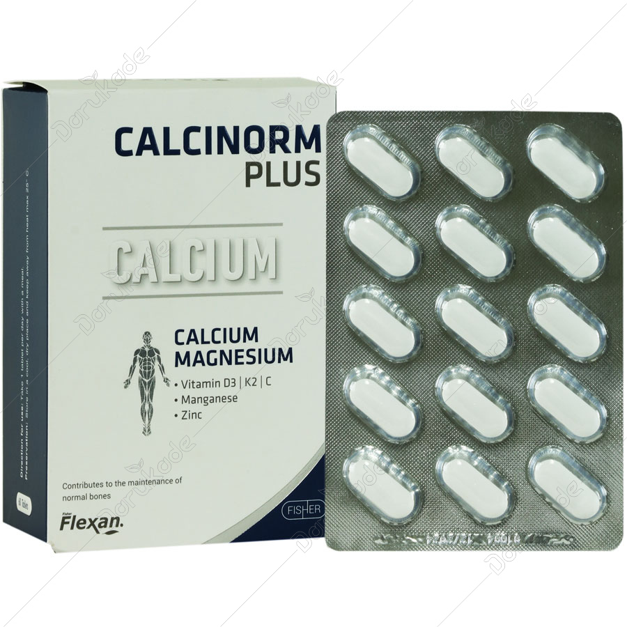 قرص کلسینورم پلاس فیشر فلکسان 60 عدد
