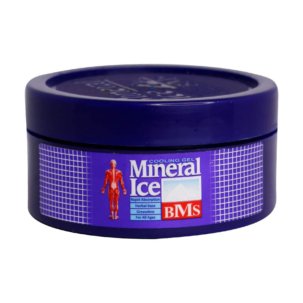 ژل خنک کننده بدن مینرال آیس بی ام اس 100میلی لیتر