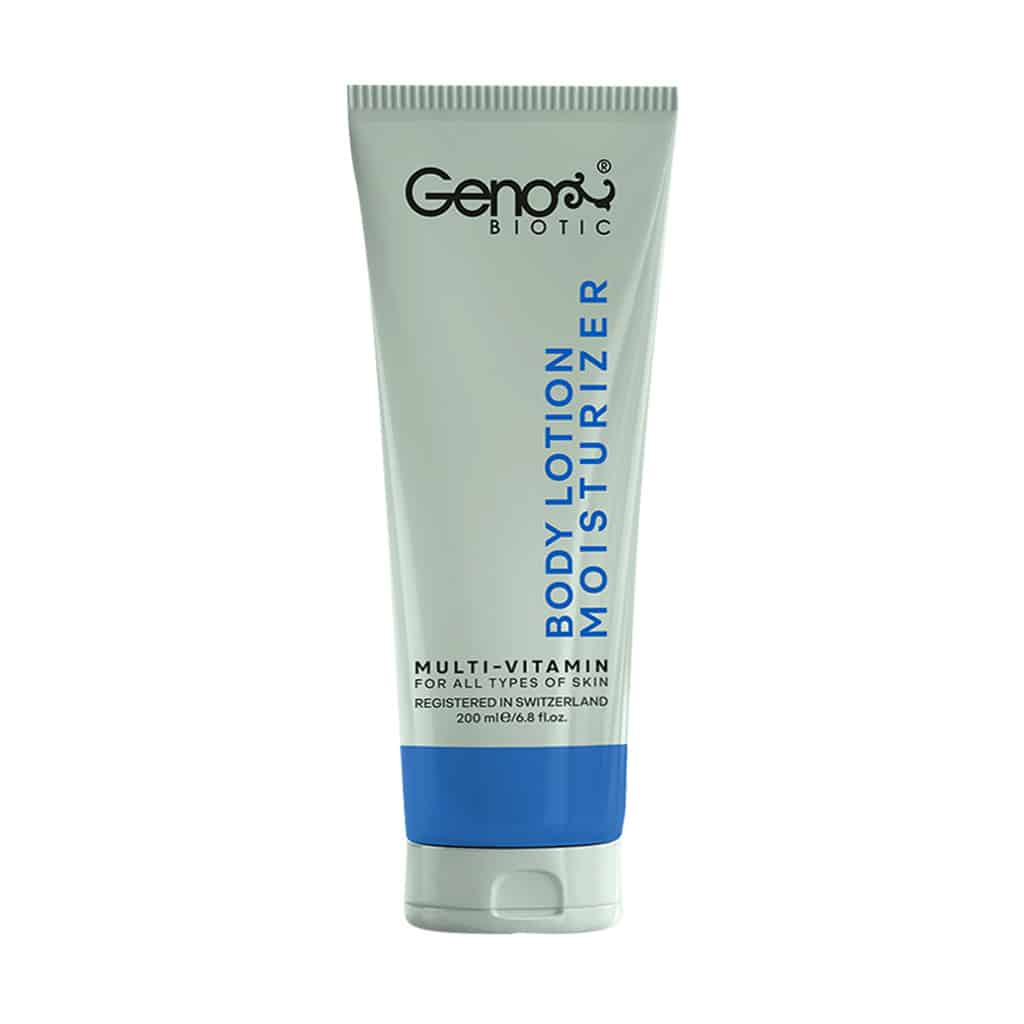 لوسیون بدن انواع پوست ژنوبایوتیک 200 میلی لیتر