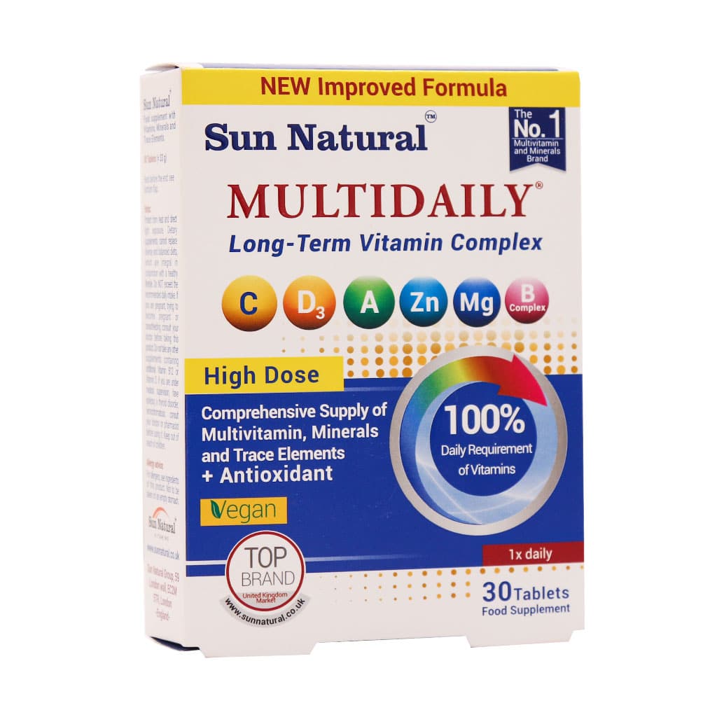 قرص مولتی دیلی سان نچرال 30 عدد