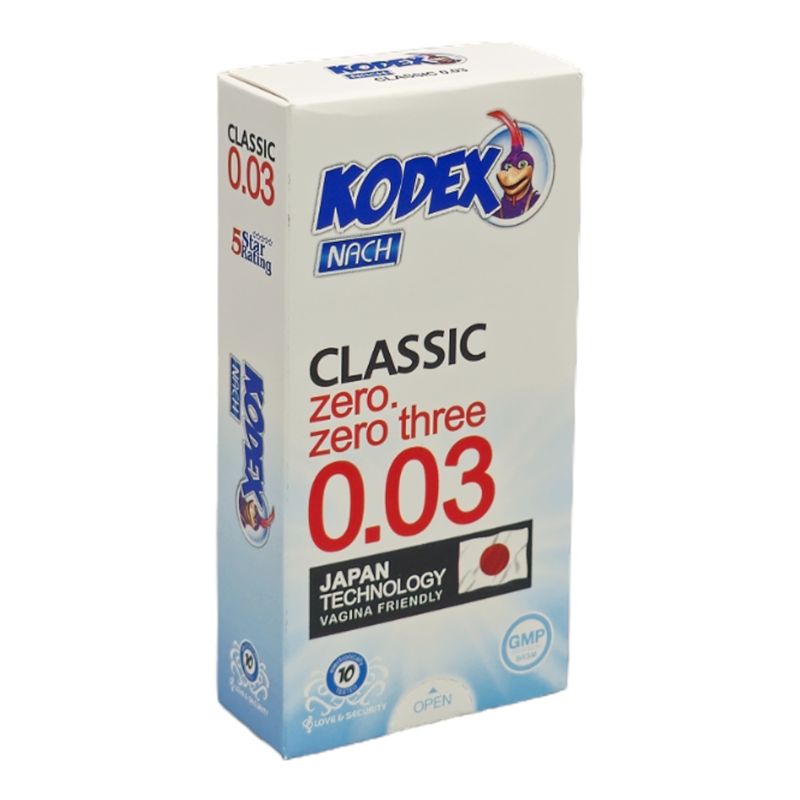 کاندوم کلاسیک کدکس مدل فوق العاده نازک 0.03