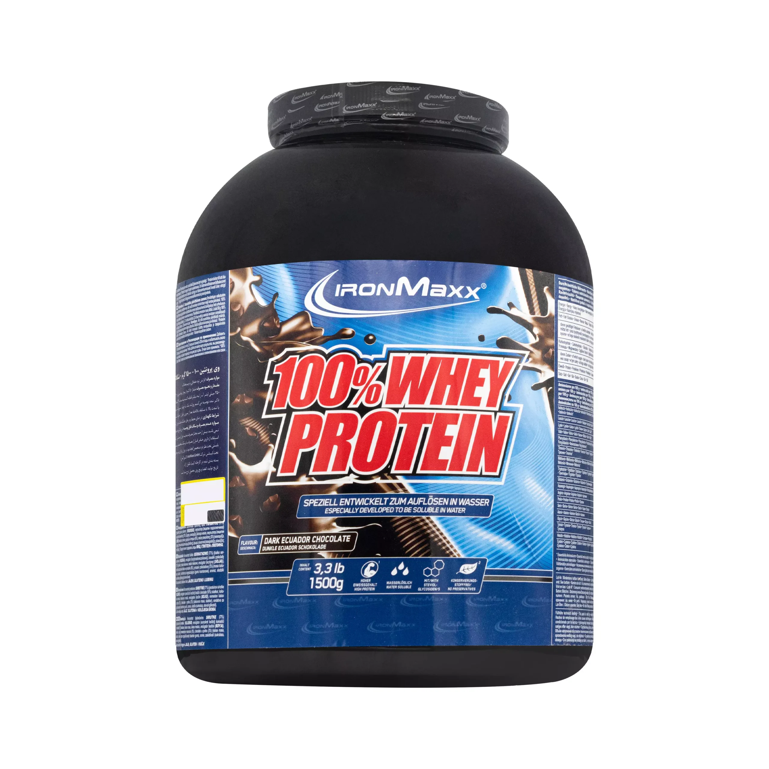 پودر پروتئین وی 100 آیرون مکس 1500 گرم