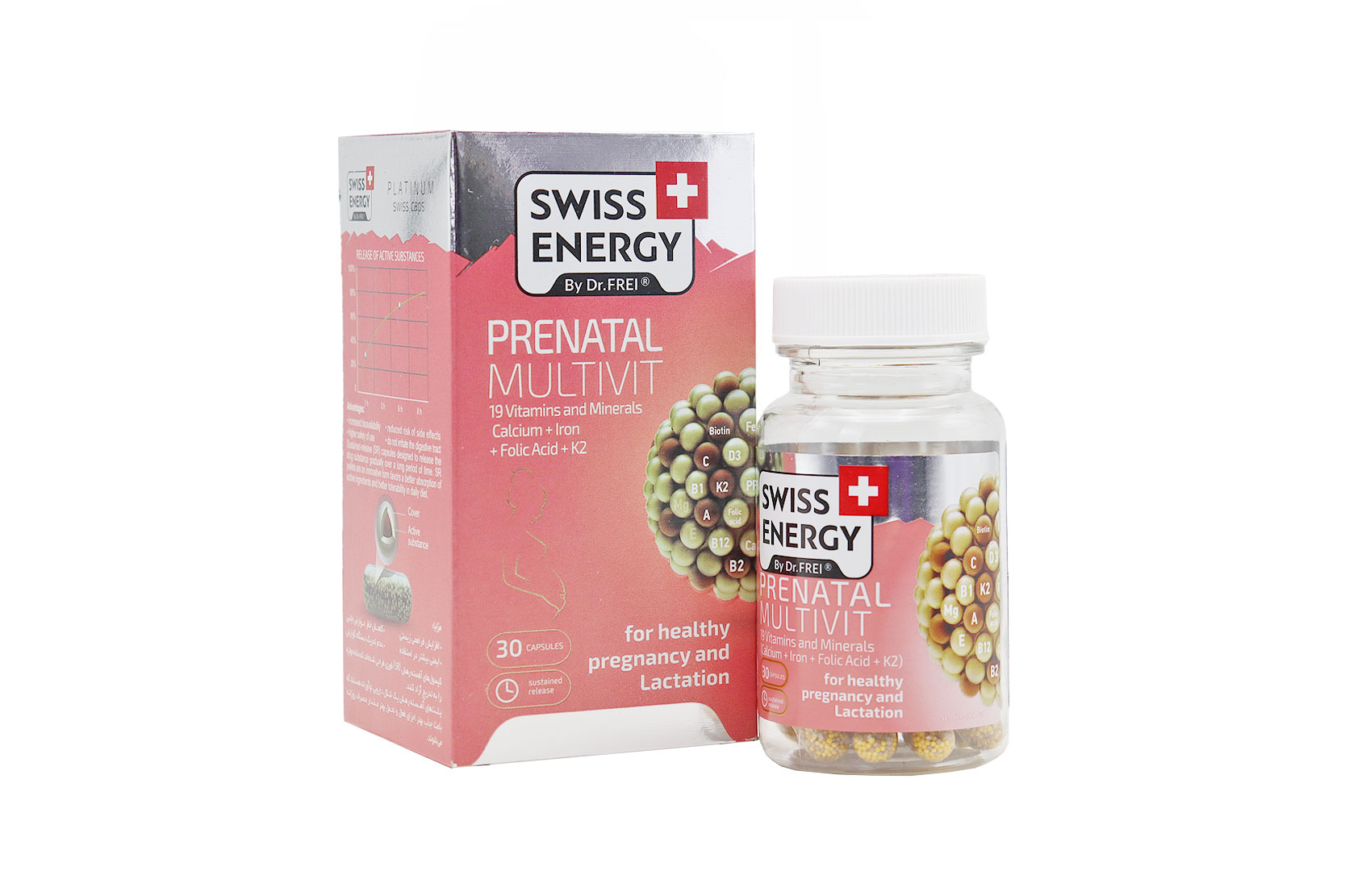 کپسول پریناتال مولتی ویت سوییس انرژی