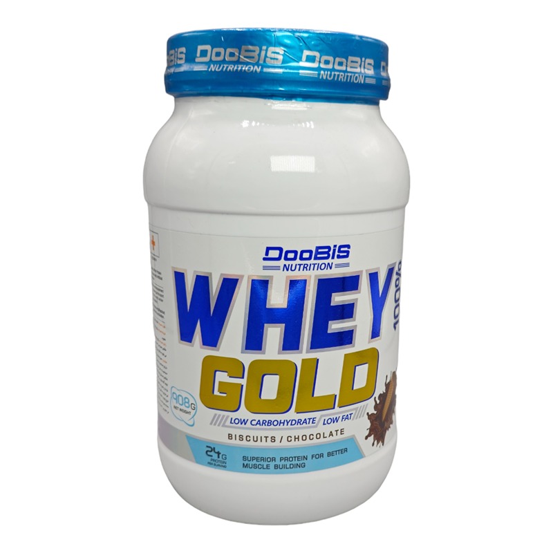 پودر پروتئین وی گلد دوبیس 908 گرم