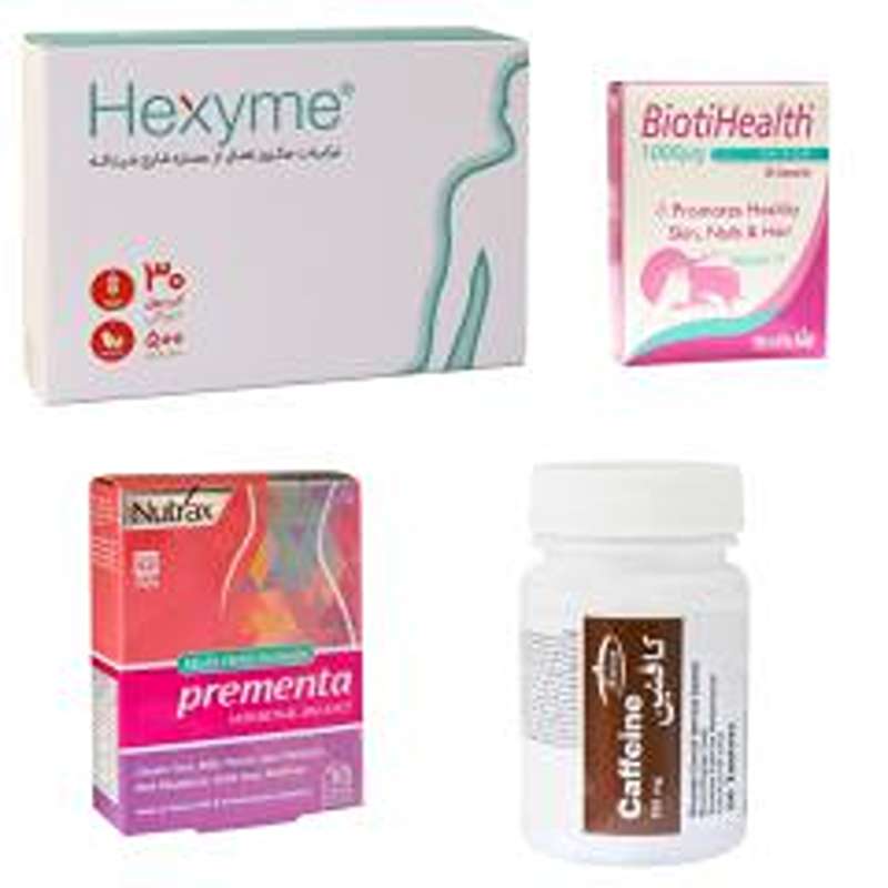 پک کپسول هگزایم، بیوتی هلث، پریمنتا و کافئین کارن