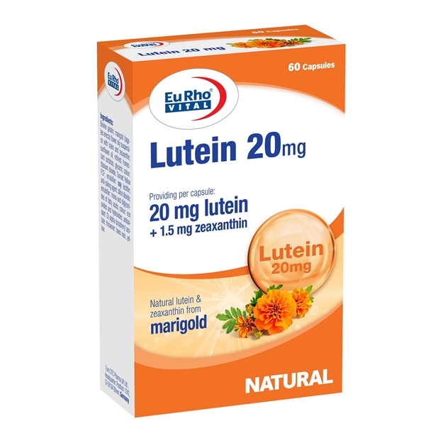 کپسول لوتئین 20 میلی گرم یوروویتال 60 عدد