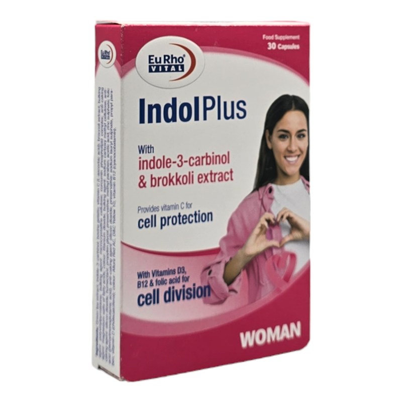 کپسول ایندول پلاس یوروویتال 30 عدد