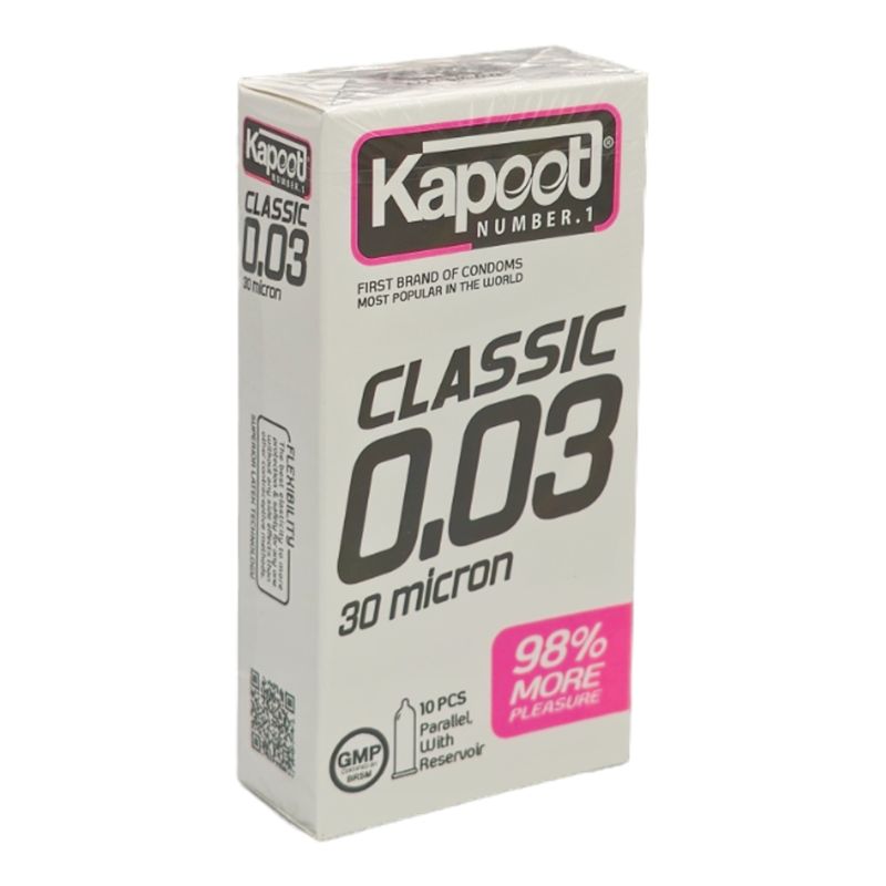 کاندوم کاپوت کلاسیک نازک 30 میکرون