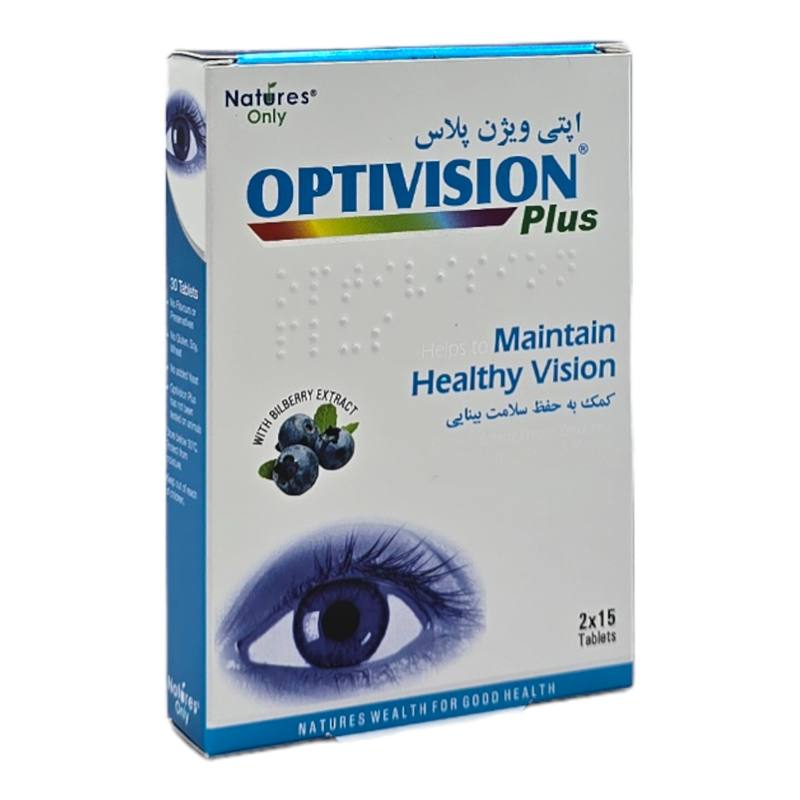 قرص اپتی ویژن پلاس نیچرز اونلی 30 عدد