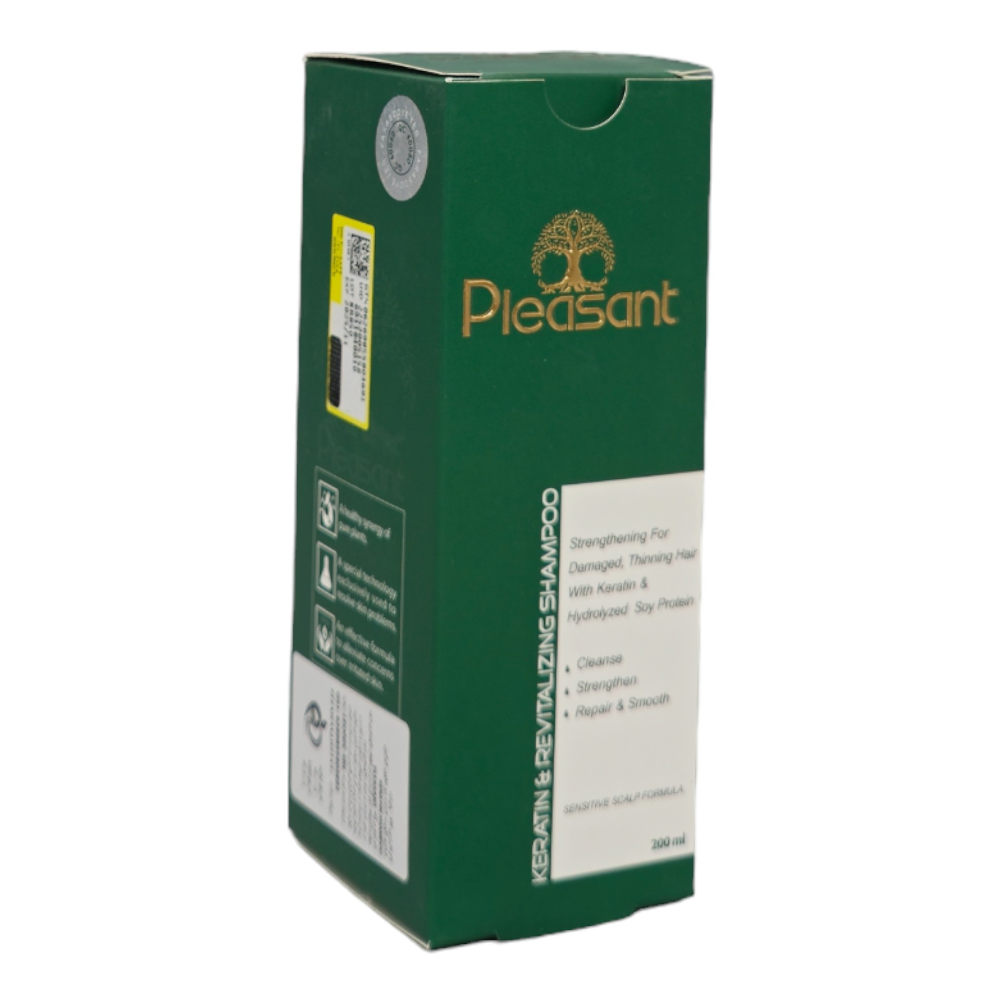 شامپو کراتین و بازسازی کننده مو پلزنت