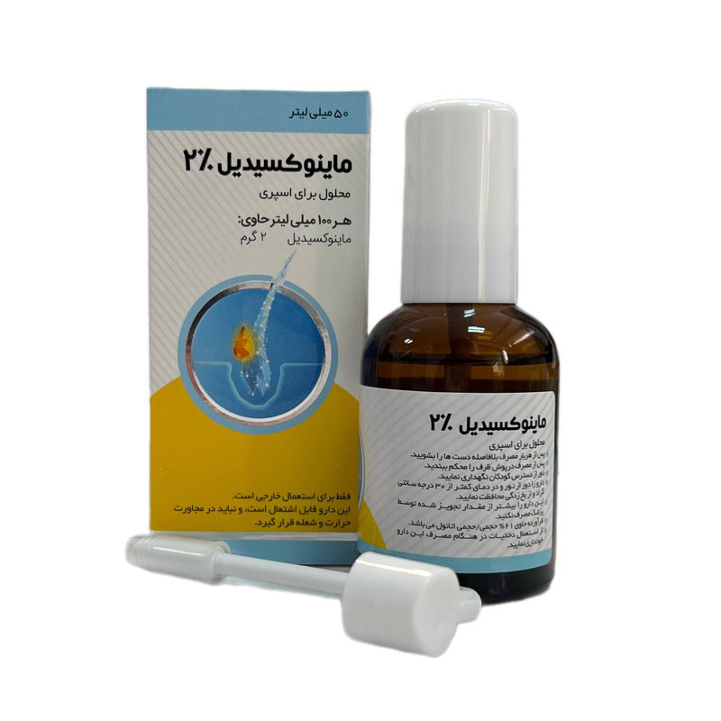 محلول محرک رشد مو ماینوکسیدیل 2 درصد ایران دارو