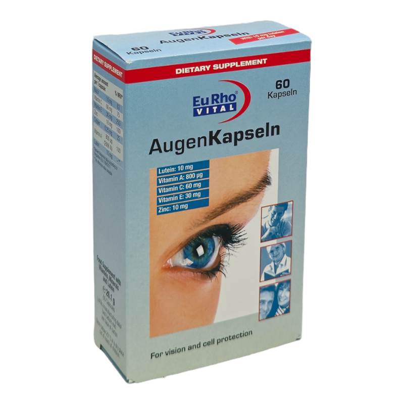 کپسول چشم اوژن یوروویتال 60 عددی