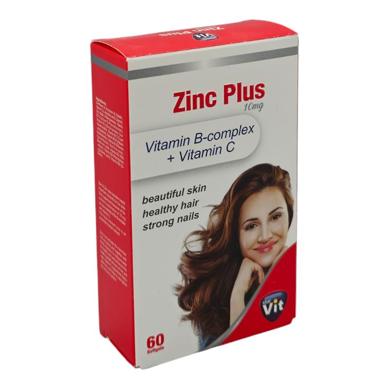 کپسول زینک پلاس 10 میلی گرم استار ویت 60 عدد