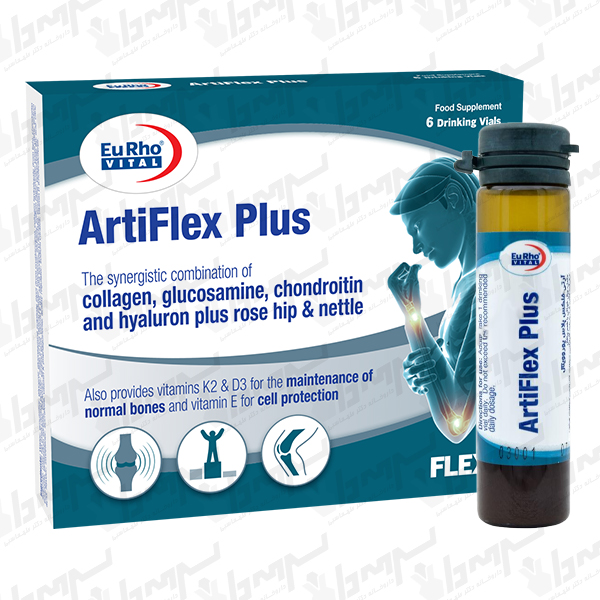 ویال خوراکی آرتی فلکس پلاس یوروویتال 6 عدد
