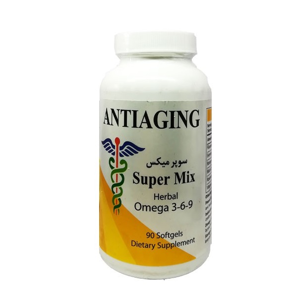 سافت ژل سوپر میکس امگا 3 و 6 آنتی ایجینگ 60 عدد