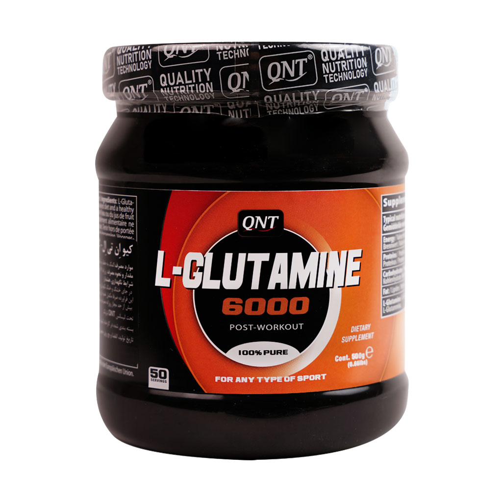 پودر ال گلوتامین 6000 کیو ان تی 500 گرم