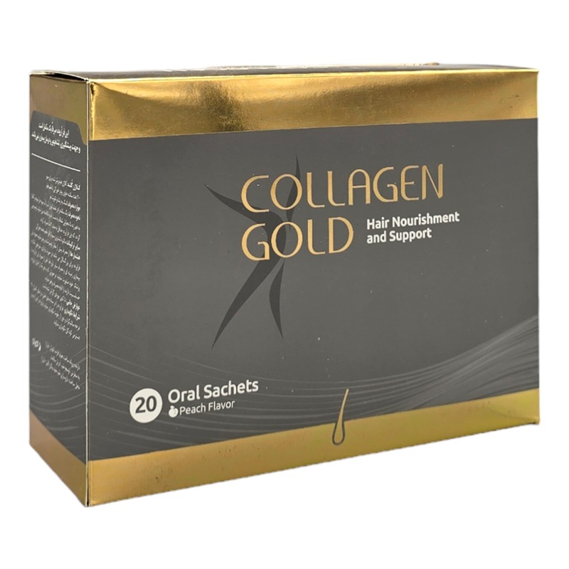 ساشه کلاژن گلد مو و ناخن آدریان 20 عدد